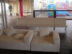 Barcelona Set, White (back) & Suede Sectional, White (front)