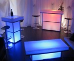 Light Up Cocktail Table & Bar