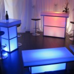 Light Up Cocktail Table & Bar