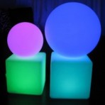 Light Up Cubes & Deco Balls
