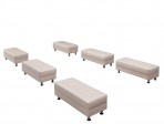 Leather Tufted Bench