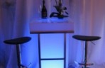 Light Up Cocktail Table, Blue