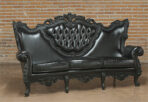 Baroque Sofa, Black